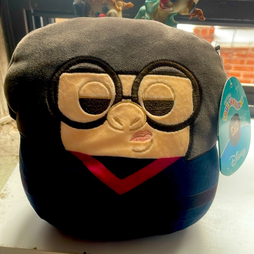Squishmallow DISNEY EDNA MODE FROM THE INCREDIBLES 7.5” Plush Toy Brand New